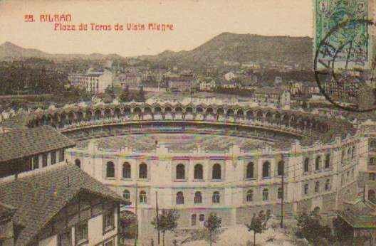 POSTAL ANTIGUA DE BILBAO. Nº 55. PLAZA DE TOROS DE VISTA ALEGRE.
