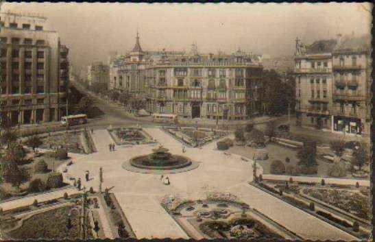 POSTAL DE BILBAO. PLAZA DE FEDERICO MOYUA.