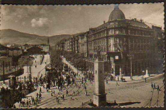 POSTAL DE BILBAO. CALLE HURTADO DE AMEZAGA.