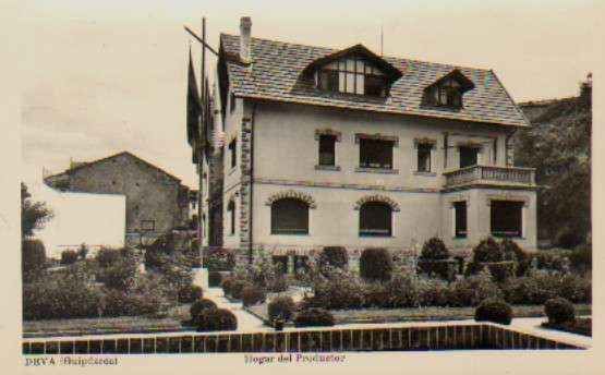 POSTAL DE DEVA (GUIPUZCOA). HOGAR DEL PRODUCTOR.