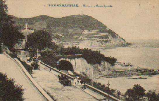 POSTAL ANTIGUA DE SAN SEBASTIAN. Nº 4. MIRAMAR Y MONTE IGUELDO.