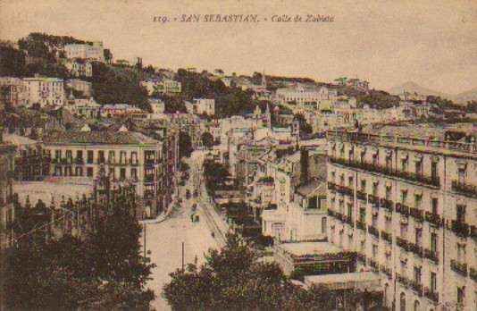 POSTAL ANTIGUA DE SAN SEBASTIAN. Nº 119. CALLE DE ZUBIETA.