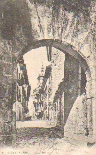 POSTAL ANTIGUA DEL PAIS VASCO. FUENTERRABIA nº 2 CALLE MAYOR