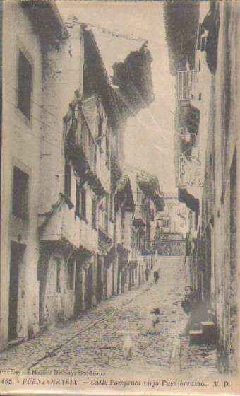 POSTAL ANTIGUA DEL PAIS VASCO. FUENTERRABIA Nº 155 CALLE PAMPINOT