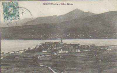 POSTAL ANTIGUA DEL PAIS VASCO. FUENTERRABIA EL RIO BIDASOA