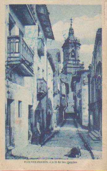 POSTAL DEL PAIS VASCO. CALLE DE LAS TIENDAS