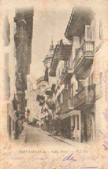 POSTAL ANTIGUA DE FUENTERRABIA. CALLE MAYOR. Nº 16