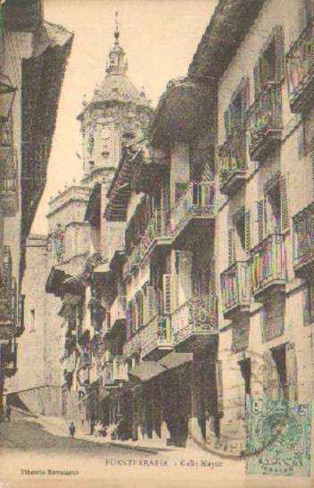 POSTAL ANTIGUA DE FUENTERRABIA. CALLE MAYOR.