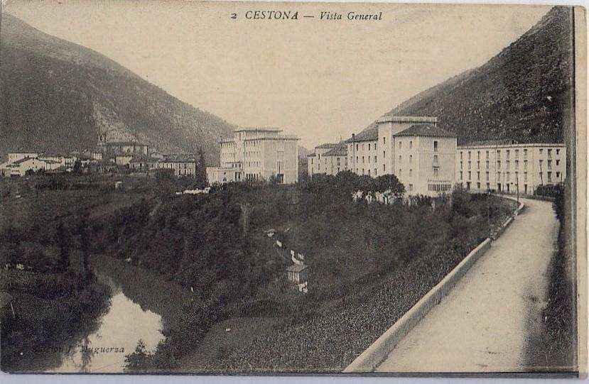 POSTAL ANTIGUA DEL PAIS VASCO. CESTONA Nº 2. VISTA GENERAL