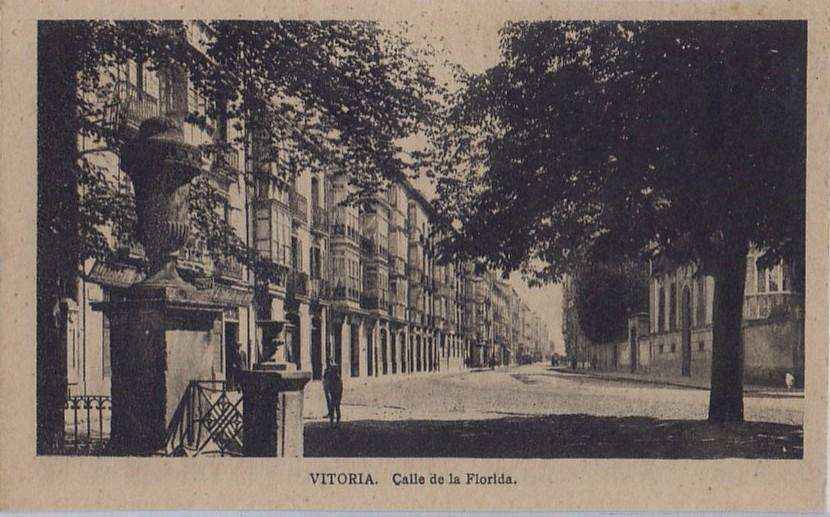 POSTAL ANTIGUA DEL PAIS VASCO. VITORIA. CALLE DE LA FLORIDA