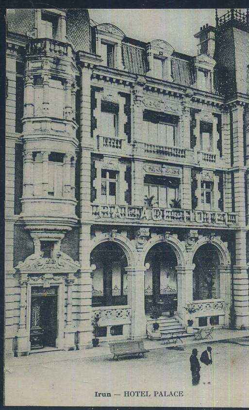 POSTAL ANTIGUA DEL PAIS VASCO IRUN HOTEL PALACE