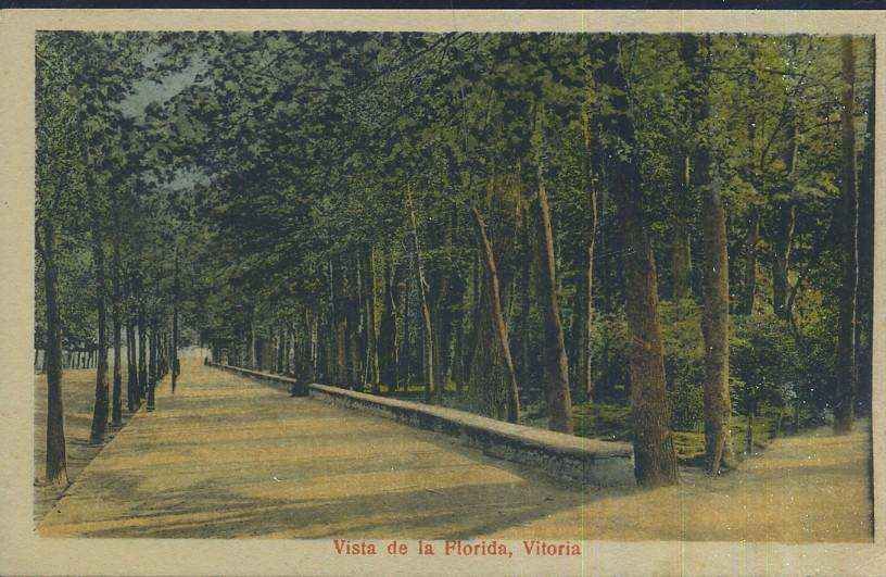 POSTAL ANTIGUA DEL PAIS VASCO VICTORIA VISTA DE LA FLORIDA