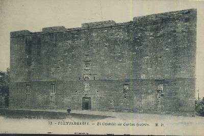 POSTAL ANTIGUA DEL PAIS VASCO FUENTERRABIA  72 EL CASTILLO DE CARLOS V