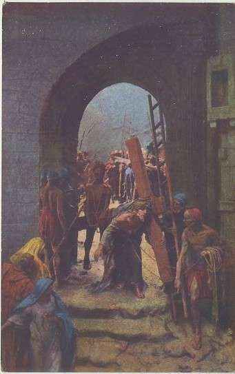 POSTAL RELIGIOSA. VIE DU CHRIST PAR MASTROIANNI Nº 65