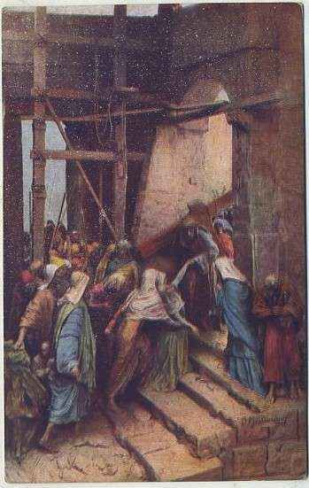 POSTAL RELIGIOSA. VIE DU CHRIST PAR MASTROIANNI Nº 64