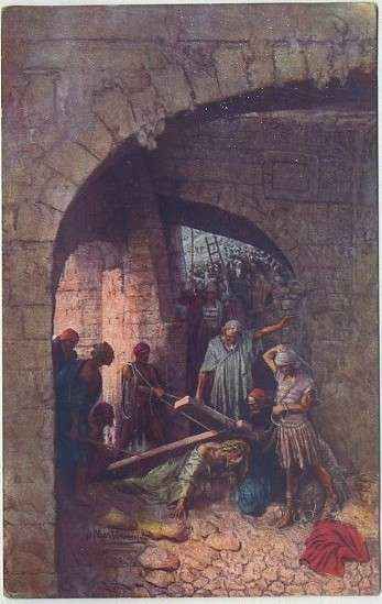 POSTAL RELIGIOSA. VIE DU CHRIST PAR MASTROIANNI Nº 63