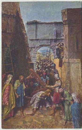 POSTAL RELIGIOSA. VIE DU CHRIST PAR MASTROIANNI Nº 67