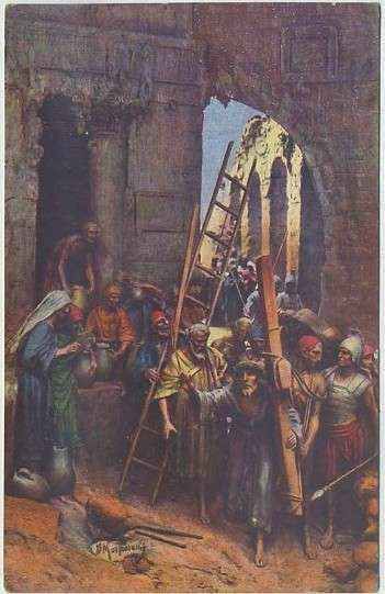 POSTAL RELIGIOSA. VIE DU CHRIST PAR MASTROIANNI Nº 68
