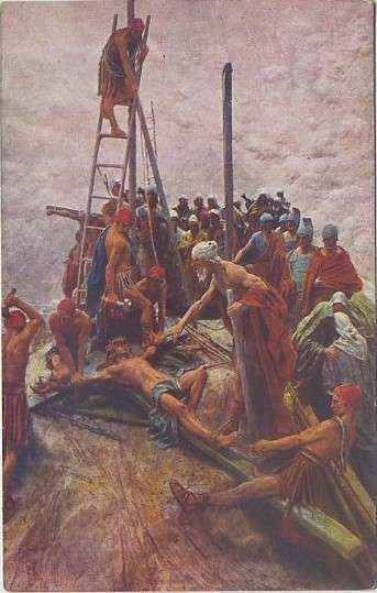 POSTAL RELIGIOSA. VIE DU CHRIST PAR MASTROIANNI Nº 71