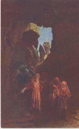 POSTAL RELIGIOSA. VIE DU CHRIST PAR MASTROIANNI Nº 74