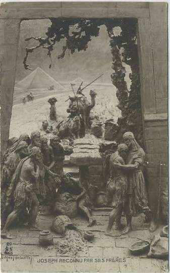 POSTAL RELIGIOSA. ANCIEN  TESTAMENT Nº 20. JOSEPH RECONNU PER SES FRERES