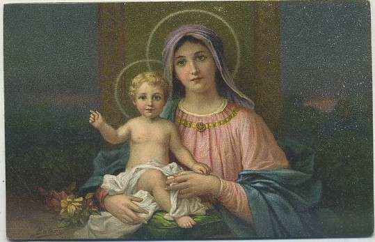 POSTAL RELIGIOSA. MADONNA