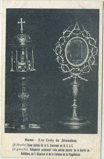 POSTAL RELIGIOSA. ROME. STE. CROIX DE JERUSALEM