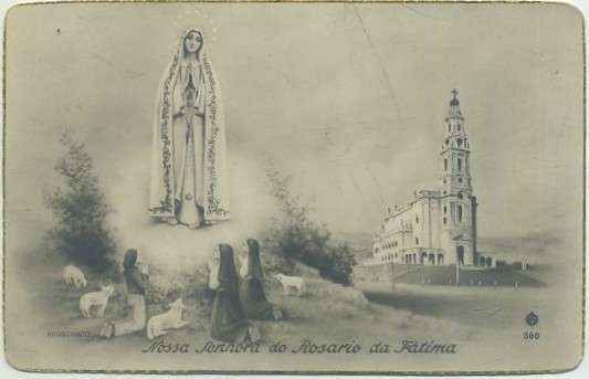 POSTAL RELIGIOSA. NOSSA SENHORA DO ROSARIO DE FATIMA Nº 380
