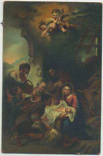 POSTAL RELIGIOSA. EL NACIMINENTO. MURILLO