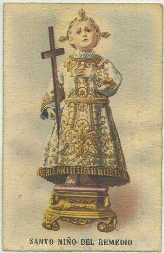 POSTAL RELIGIOSA. SANTO NIÑO DEL REMEDIO