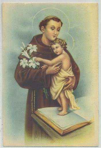 POSTAL RELIGIOSA. SAN ANTONIO