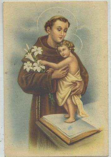 POSTAL RELIGIOSA. SAN ANTONIO