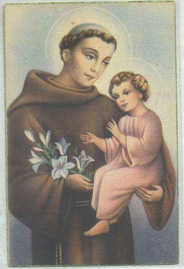 POSTAL RELIGIOSA. SAN ANTONIO