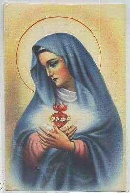 POSTAL RELIGIOSA. LA VIRGEN