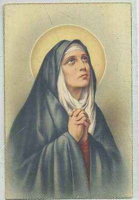 POSTAL RELIGIOSA. LA VIRGEN