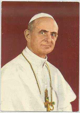 POSTAL RELIGIOSA. PAULUS P.P. Vl