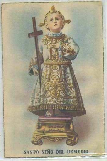 POSTAL RELIGIOSA. SANTO NIÑO DEL REMEDIO