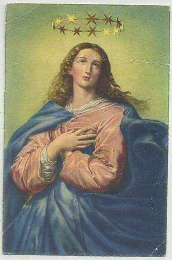 POSTAL RELIGIOSA. LA VIRGEN Nº 131