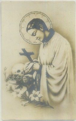 POSTAL RELIGIOSA. SAN LUIS DE GONZAGA