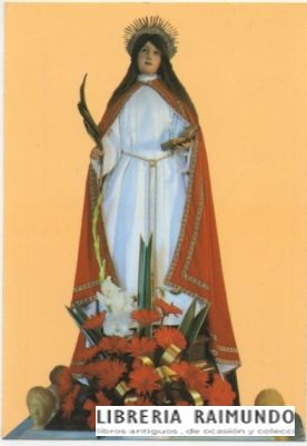 POSTAL RELIGIOSA. VIRGEN DE SANTA TECLA. LA GUARDIA. PONTEVEDRA