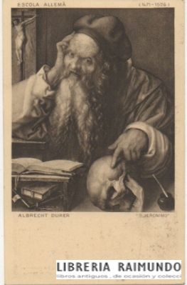 POSTAL RELIGIOSA. SAN JERONIMO. ALBRECHT DURER