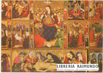 POSTAL RELIGIOSA. RETABLO DEL ESPIRITU SANTO