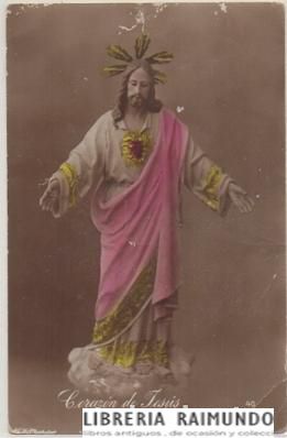 POSTAL RELIGIOSA. CORAZON DE JESUS