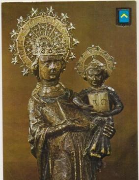 POSTAL RELIGIOSA. NUESTRA SEÑORA DE LLUC. PATRONA DE MALLORCA