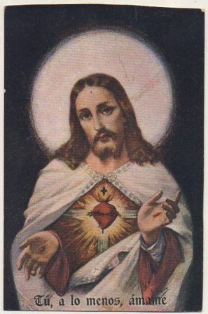POSTAL RELIGIOSA. SAGRADO CORAZON DE JESUS