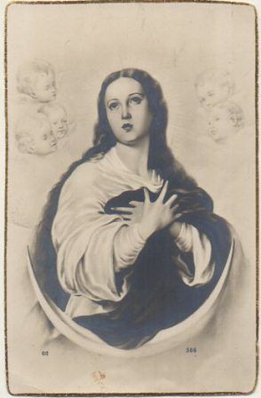 POSTAL RELIGIOSA. LA INMACULADA