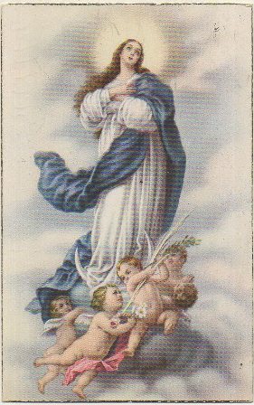 POSTAL RELIGIOSA. VIRGEN DE LA INMACULADA