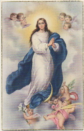 POSTAL RELIGIOSA. VIRGEN DE LA INMACULADA
