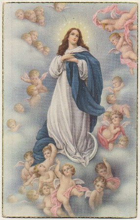 POSTAL RELIGIOSA. VIRGEN DE LA INMACULADA