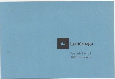 TARJETA POSTAL. RESPUESTA COMERCIAL. EDICIONES LUCIERNAGA